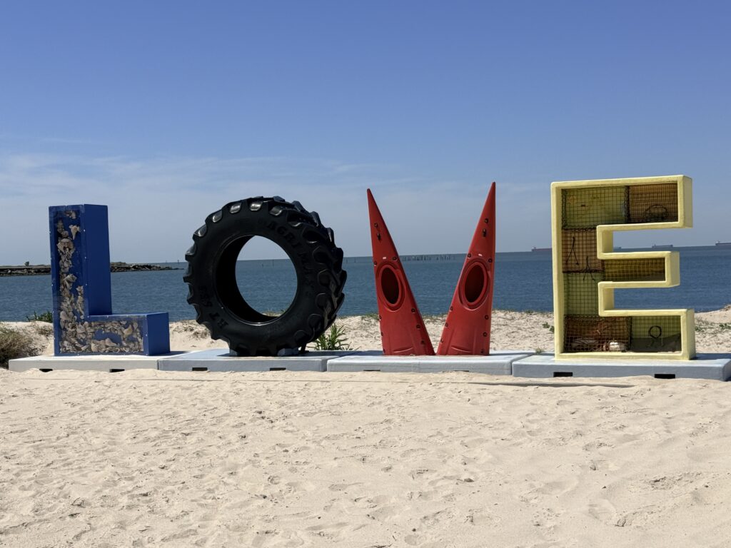 Cape Charles Love Sign
